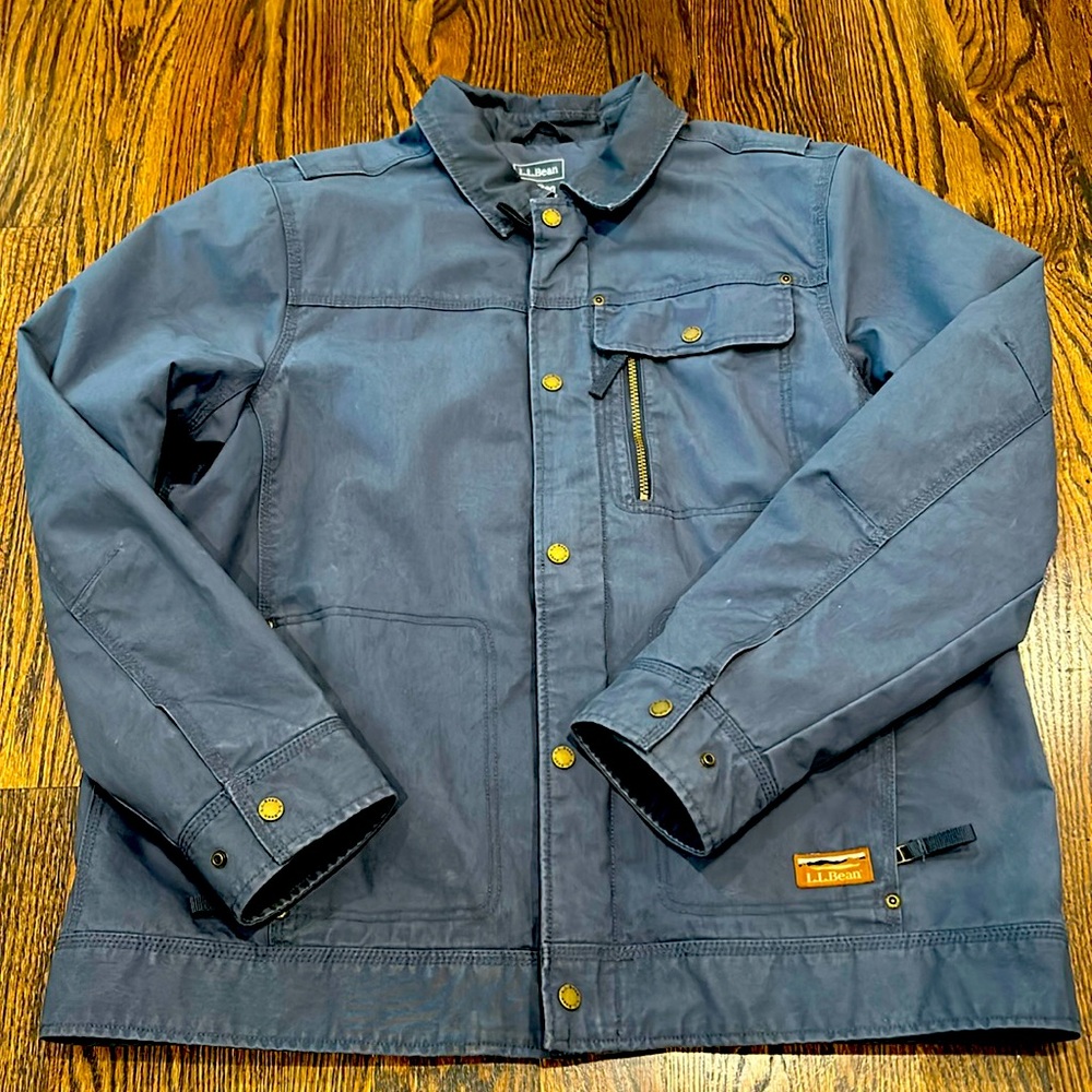 Men's L.L.Bean Utility Jacket XL, Gunmetal Gray, NWOT